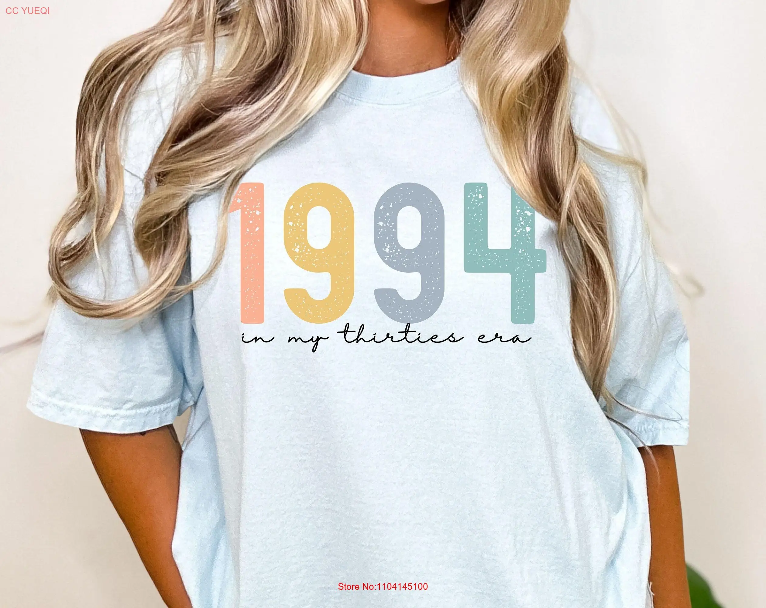 

Футболка Comfort Color Birth Year In My Thirties Era, рубашки на день рождения, 1994, 30-е длинные или с короткими рукавами