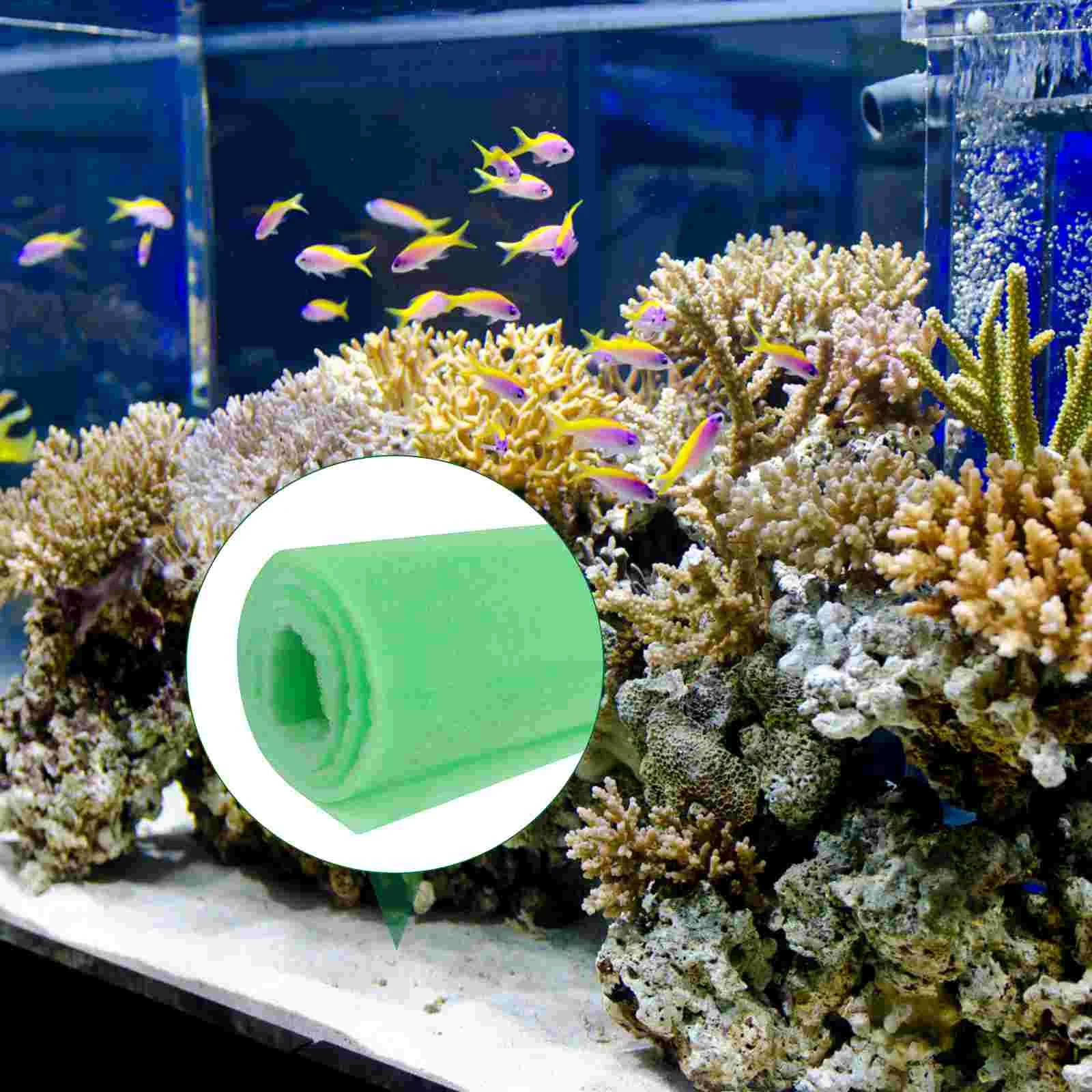 Filter Fish Tank Sponges Gravel Aquarium Media Pad for Clear Water Pond