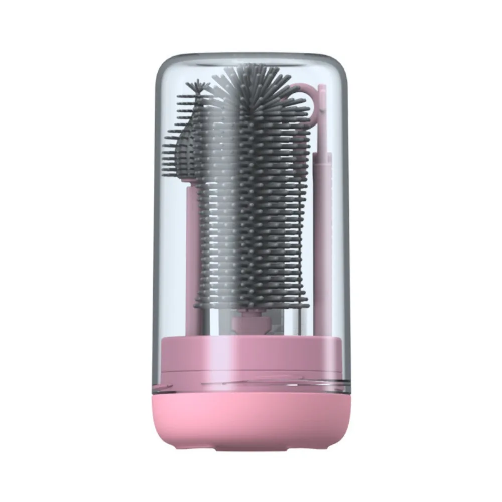 

6 in 1 Bottle Cleaning Brush Set Compact Travel Size Nipple Straw Cleaner Kit Long Handled Flexible Brushes Bottle Brush Set