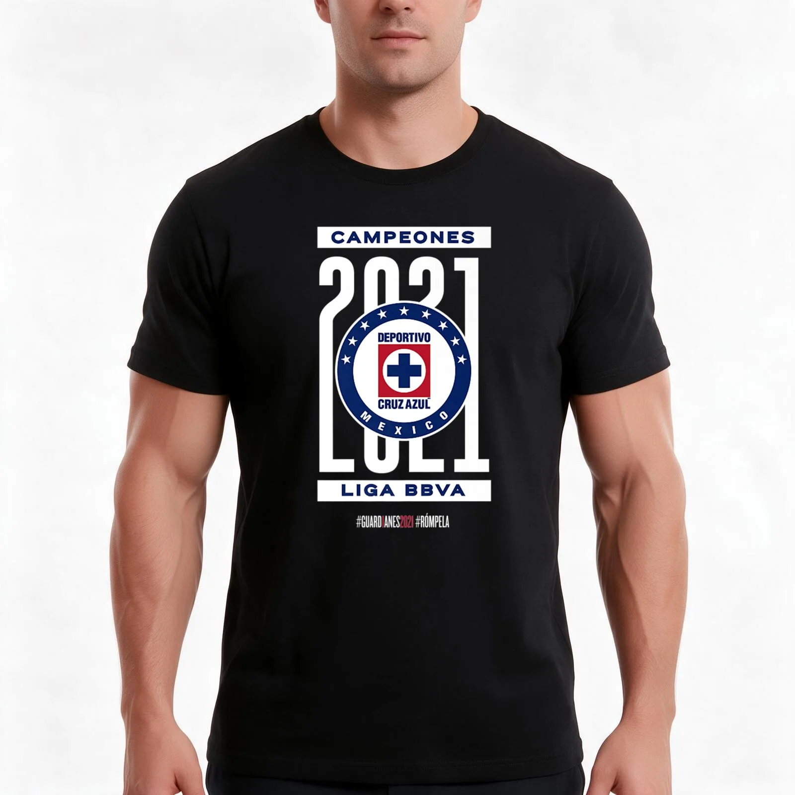 Football Cruz Azul 2021 T-Shirt Summer Casual Cotton Tee Oversized Streetwear Tops Vintage Graphic Print Unisex Men Women