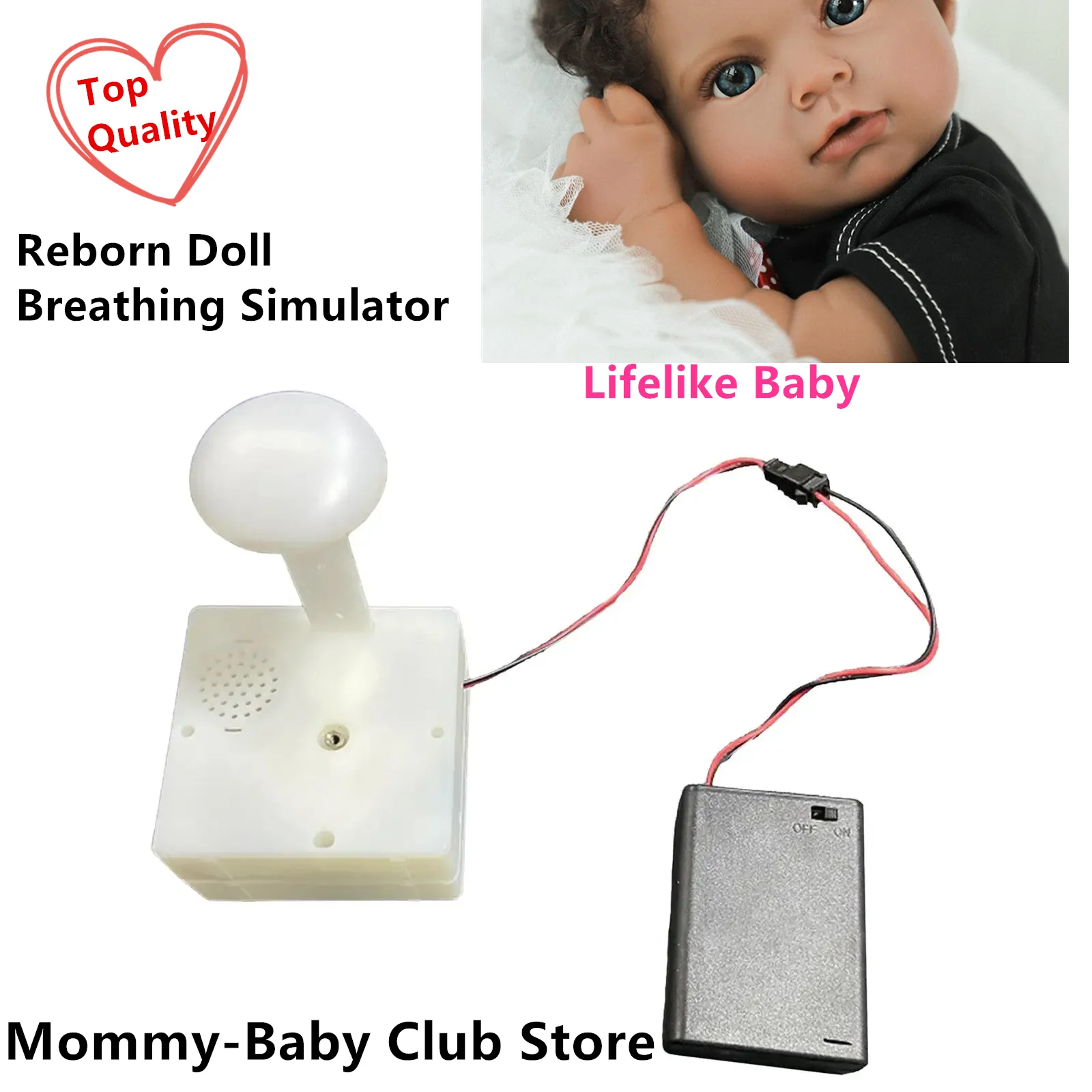 Reborn Accessories Reborn Breathing Mechanism Reborn Doll Breathing Simulator With Lifelike Sleeping Lifelike Baby Holiday Gift