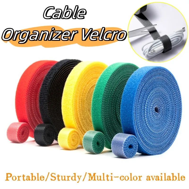 Cable Organizer Sticker Wire Winder Tape Multifunctional Cable Ties Cable Management Fastener Desktop Cable Routing Fixed Straps