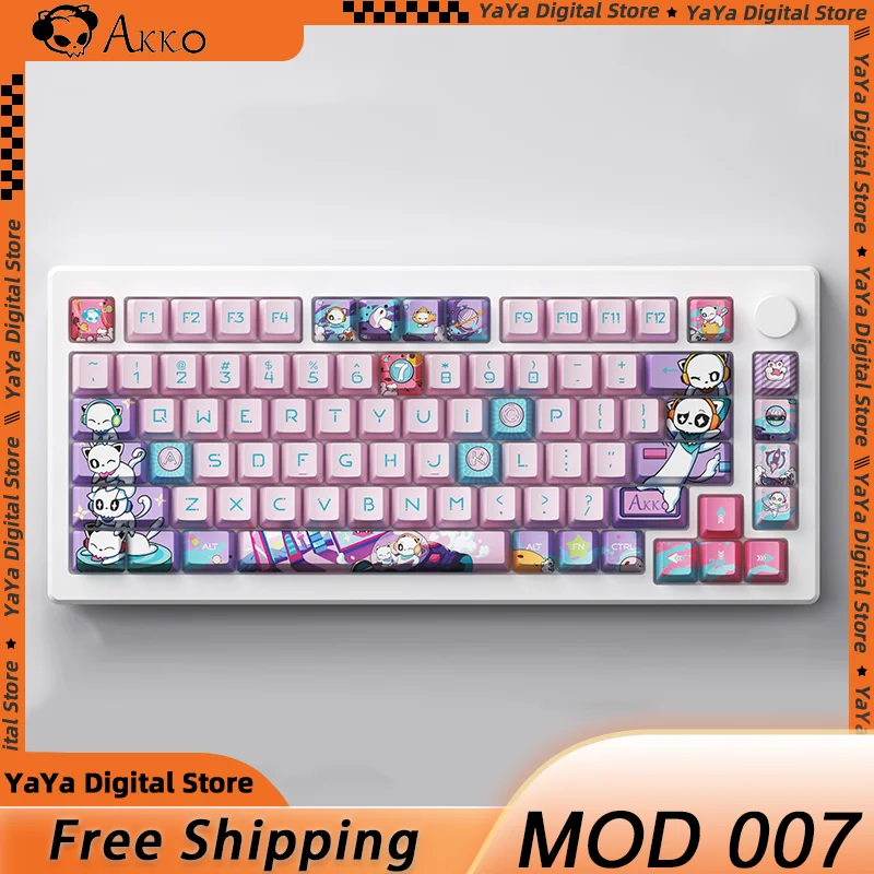 

Akko 7th Anniversary MOD 007 PC Mechanical Gaming Keyboard Wired/Wireless RGB Magnetic/Mechanical Switch Keyboards Gasket Mount