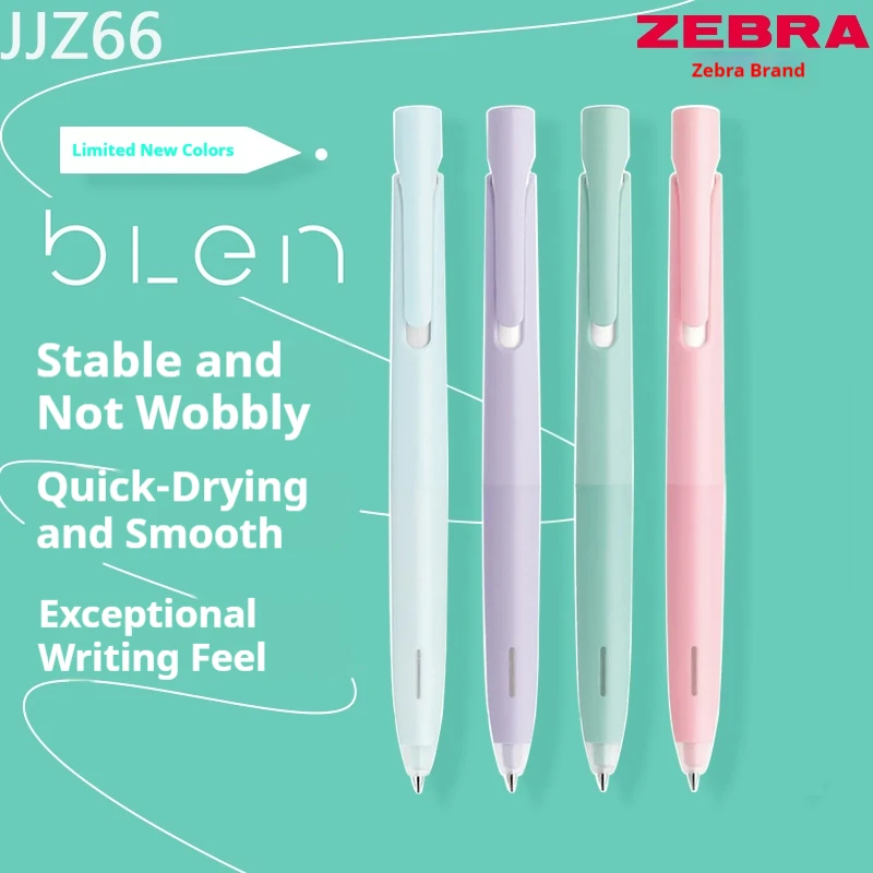 ZEBRA ZZJ66 Blen Limited Gel Pens,Macaron Anti-vibration pen 0.5 Quick Drying Low Center Of Gravity Japanese Stationery Supplies