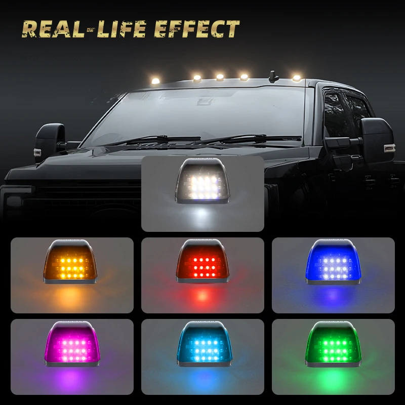 

Подходит для Ford F150, Dodge Pickup Truck, солнечный светильник на крышу, светильник-маркер Mouse LightCab для крыши.