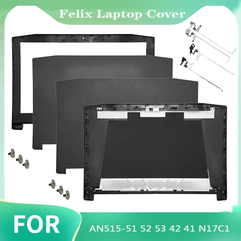 Replace Cover For Nitro 5 AN515-42 AN515-52 AN515-41 AN515-51 AN515-53 LCD Back Cover Front Frame Bezel Hinge Top Cover