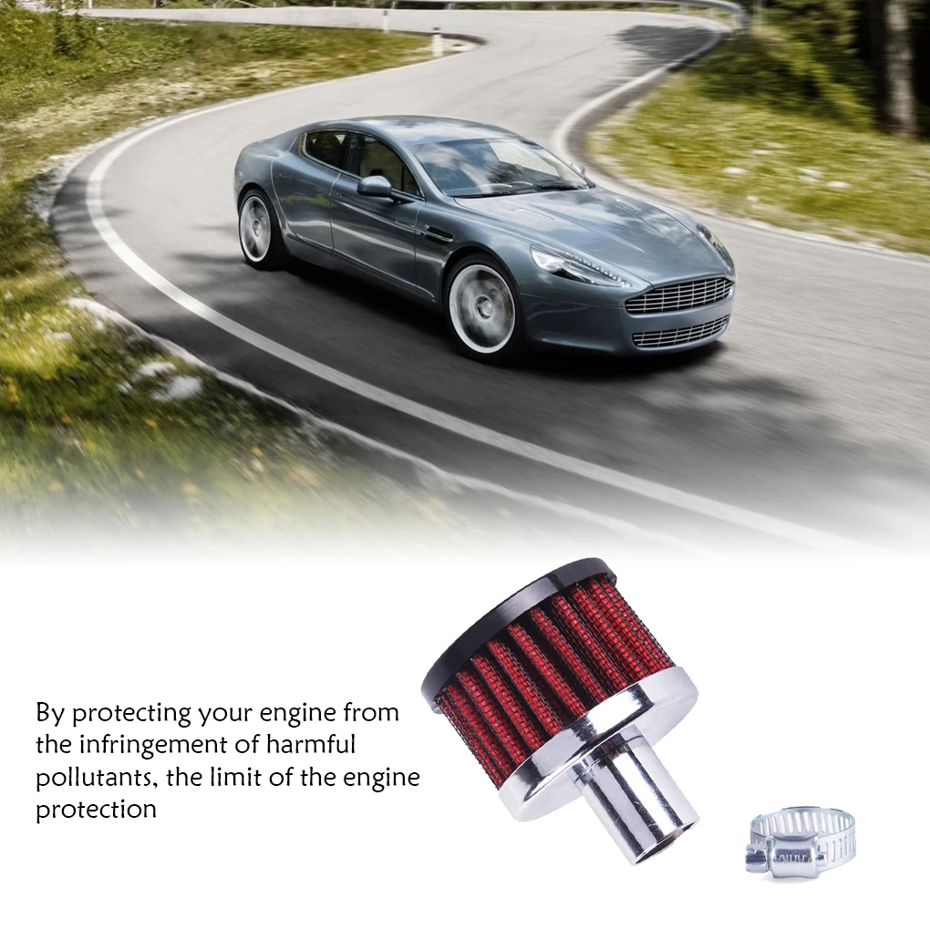 Car Air Filter Portable High Flows Crankcase Vent Cover Professional Mini Breather Filters Automobiles Filters for Motorcycle