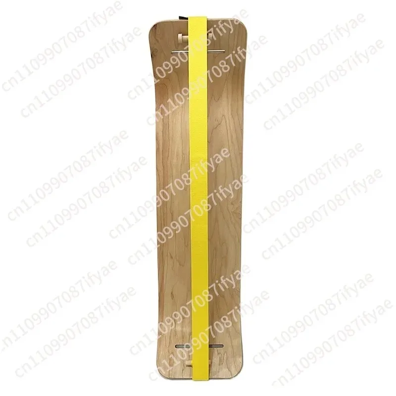 Flat Balance Board Maple Wooden Yoga Board Ski Yoga Training Balance Accessories Included