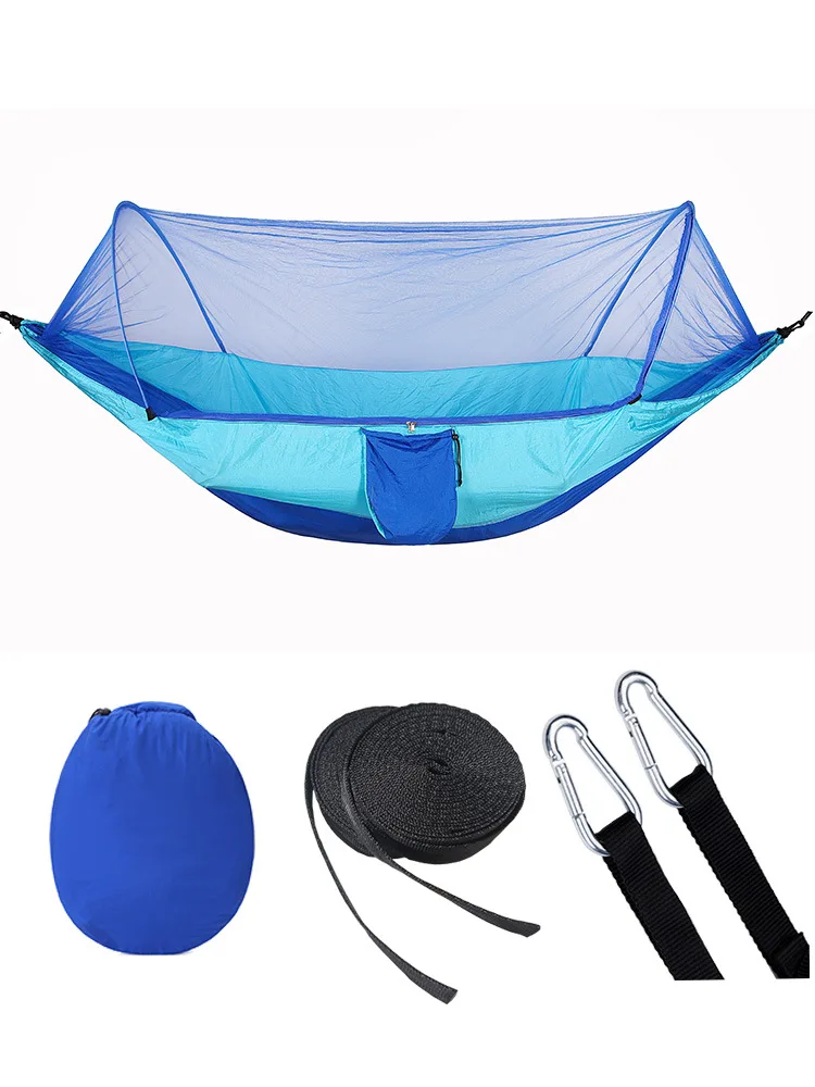 

Outdoor Anti-Mosquito Hammock Adult Ultra-Light Anti-Rollover Hanging Cradle Swing Aerial Tent Camping Mosquito Net