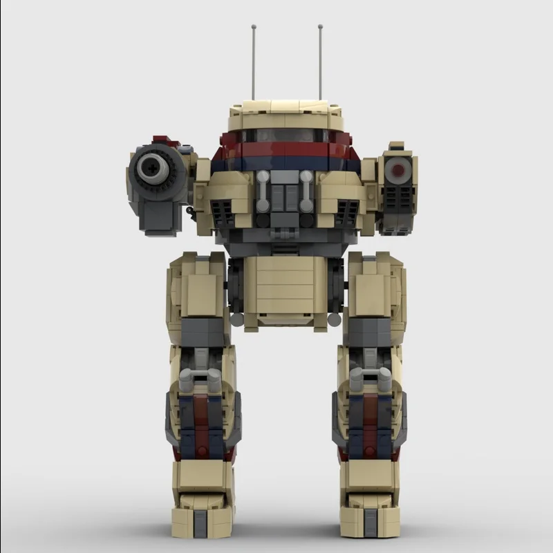 1577 قطعة MOC Urbanmech Battletech الفضاء نموذج بناء لعبة كتل العمارة فكرة التعليم هدايا عيد الميلاد الطوب عيد ميلاد #2