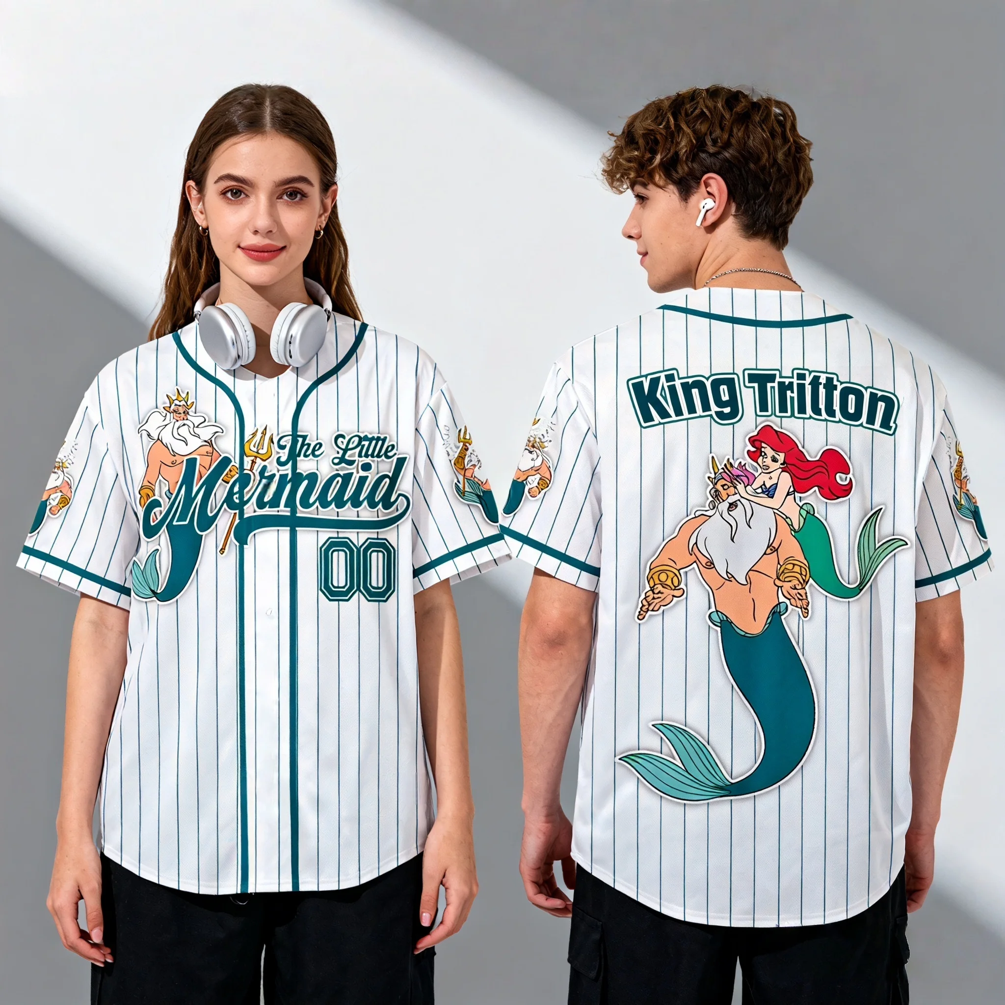 جديد ديزني الرسوم المتحركة طبعة تذكارية هالوين غرزة الصيف البيسبول سترة المتضخم الأطفال الوالدين والطفل تي شيرت