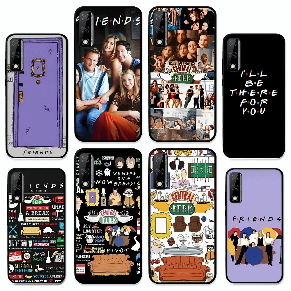 Central Perk Coffee friends tv show Phone Case For Huawei Y9 6 7 5 Prime Enjoy 7s 7 8 plus 7a 9e 9plus 8E Lite Psmart Shell