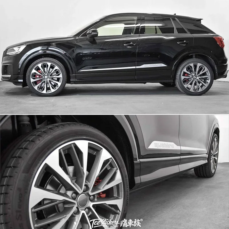 

Автомобильная наклейка для Audi Q2 SQ2, модификация украшения кузова, наклейка Q2, персонализированная спортивная пленка, аксессуары