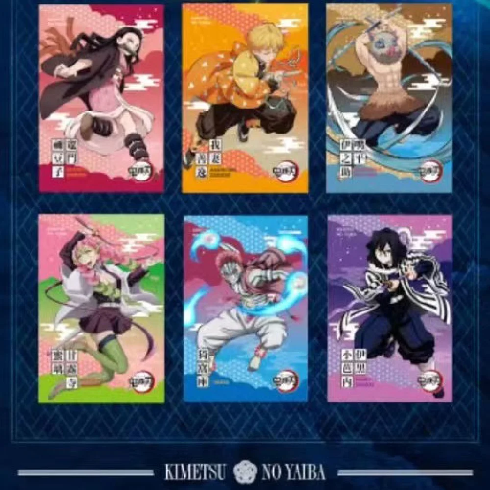 Nowe karty kolekcjonerskie KAMI Demon Slayer Japońskie anime TCG Booster Pack Box Kamado Nezuko Rzadka gra planszowa Zabawka dla dzieci Prezent