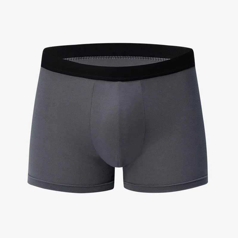 10 Piece Set Of Men's Solid Color Underwear Quick Drying Classic Fashionable Comfortable Teenage Boxer Shorts Trendy