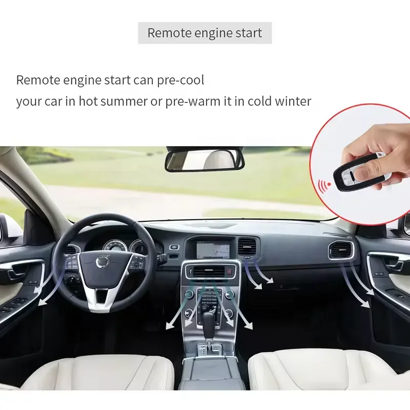 RoadNavi Car Alarm System App Control IOS Android 4G Engine Start Stop Remote Engine Start Car GPS Tracker