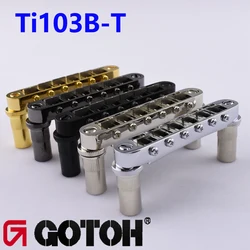 1 Set Gotoh Ti103B-T Open Base Longer Saddle Screws Tune-O-Matic Electric Guitar  Bridge  JP(Origin)