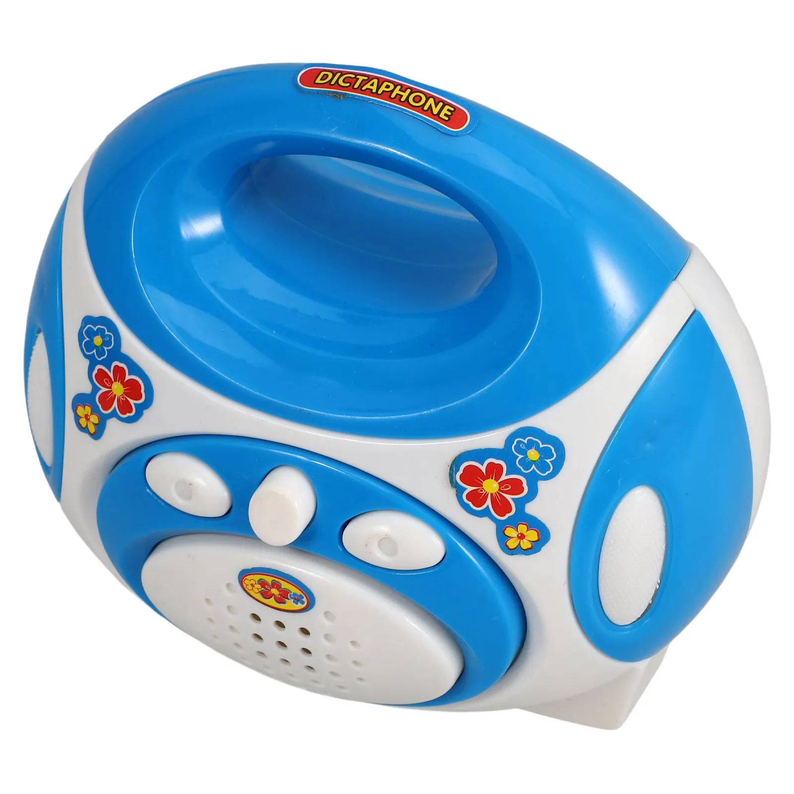 

1 шт. Имитационная игрушка-радиоприемник для детей, развивающая, креативная, интерактивная, в форме мультяшного радиоприемника, мини-бытовая техника для игр в домик