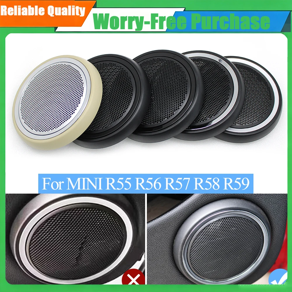 For MINI Clubman Hatchback Convertible Coupe Roadster R55 R56 R57 R58 R59 Car Front Door Left Right Woofer Speaker Cover Trim