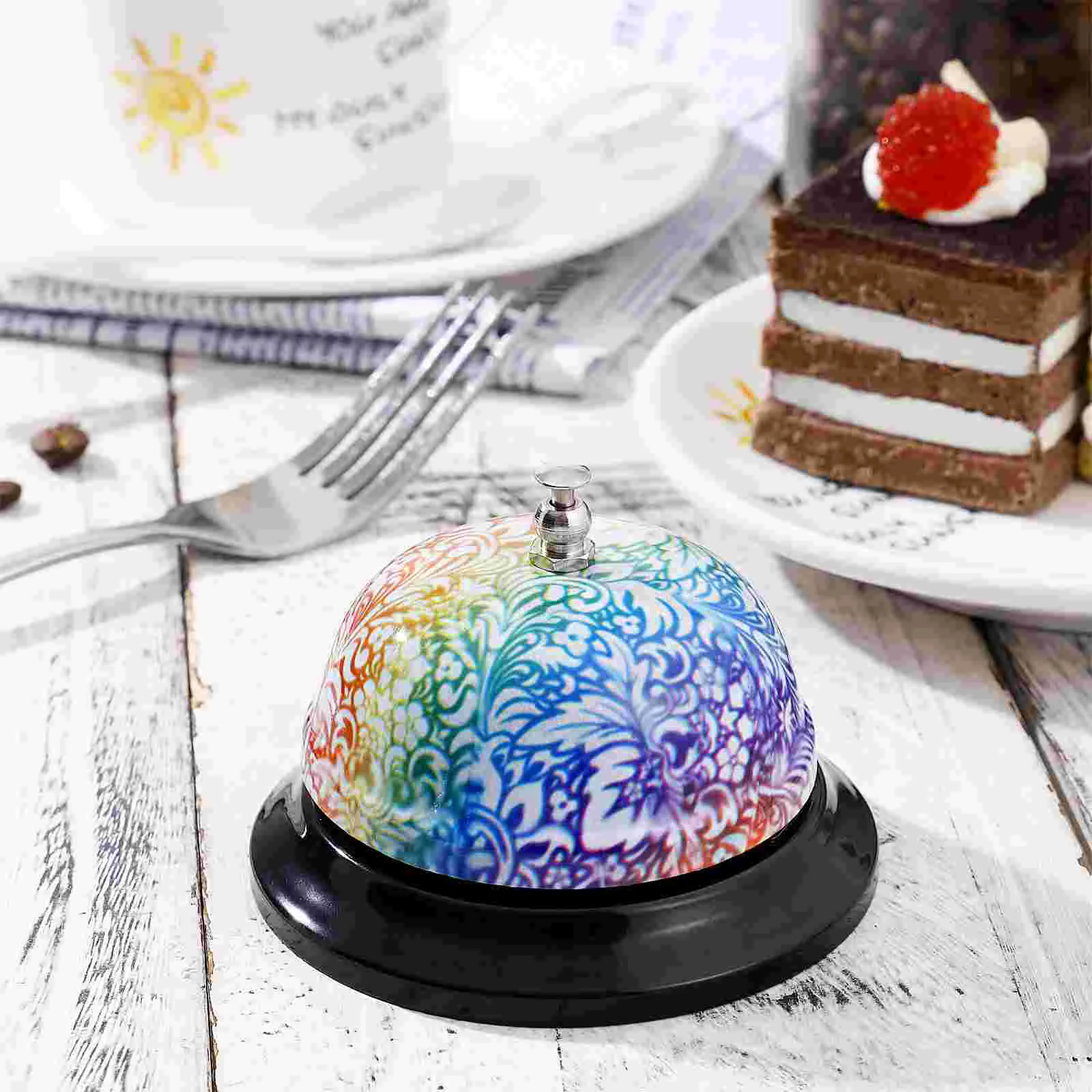 Ring Doorbell Chime Call Desk Customer Service Hand Press Restaurant Reception Office