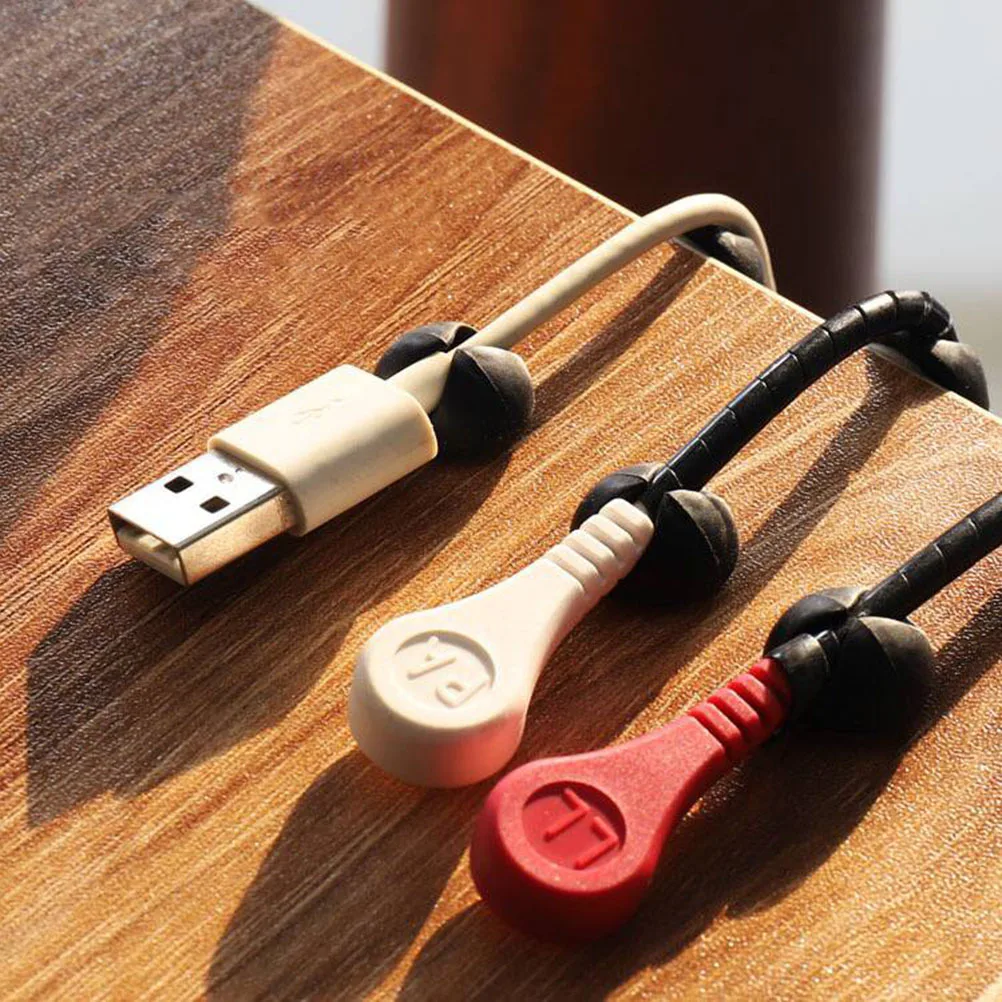 

20 PCS Cable Clips Wire Holder Holders for Cords Charging Organizer Clamp Cables Office Desks