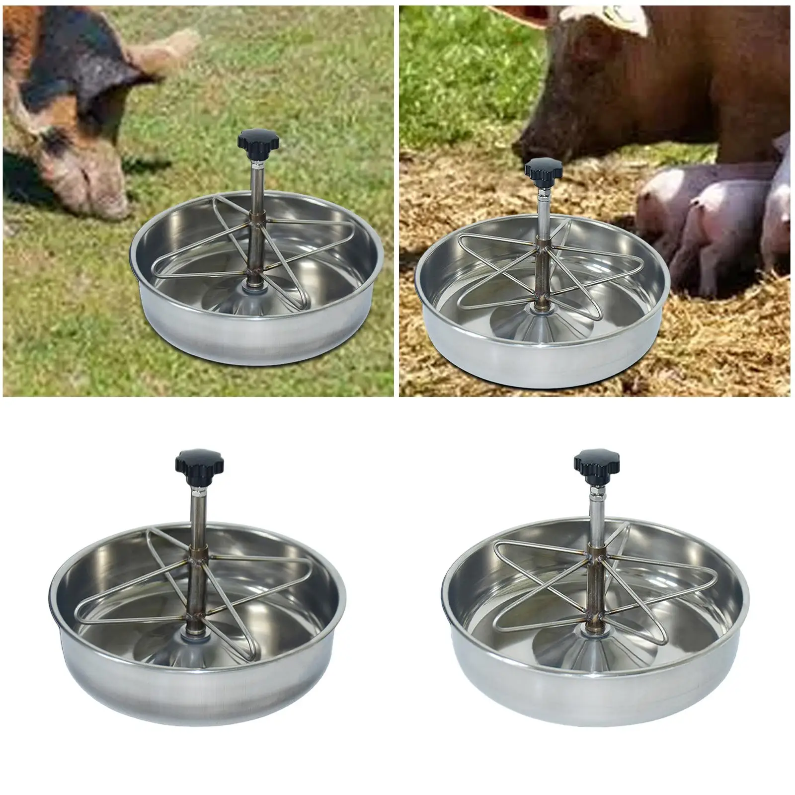 Comedero acero inoxidable doble para perros – Bol antideslizante - imagen 3