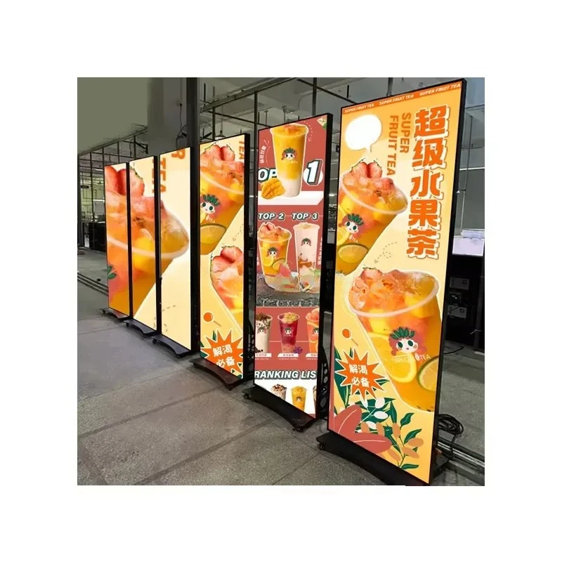 Floor Standing P2.5 Indoor Poster Style LED Display Screen LED Advertising Machine