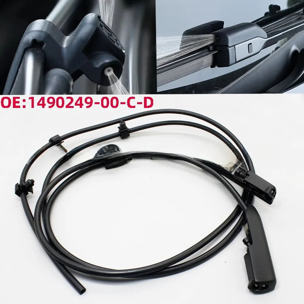 Car Windshield Nozzle Auto Glass Cleaner Part Windshield Washer Nozzle Wide Spray Coverage Consistent Cleaning Efficiency