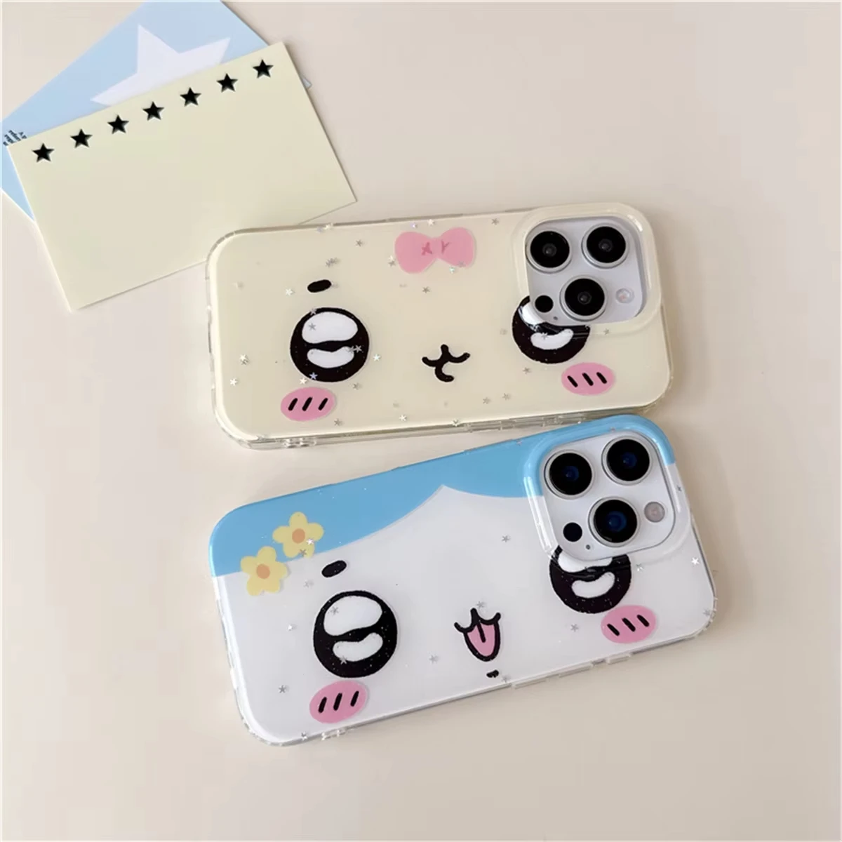 Cartoon Expression Handyhülle für Samsung Galaxy A17 A07 A56 A36 A26 A73 A72 A55 A54 A53 A52 A34 A33 A32 A23 A14 A13 4G 5G