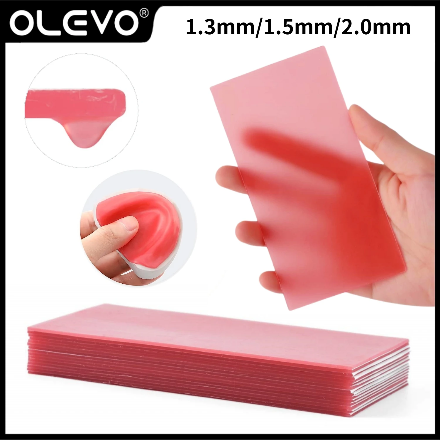 1Box Dental Lab Base Plate Wax Sheets Soft/Hard Red Wax Denture Model Thickness 1.3mm 1.5mm 2.0mm Dentistry Auxiliary Material