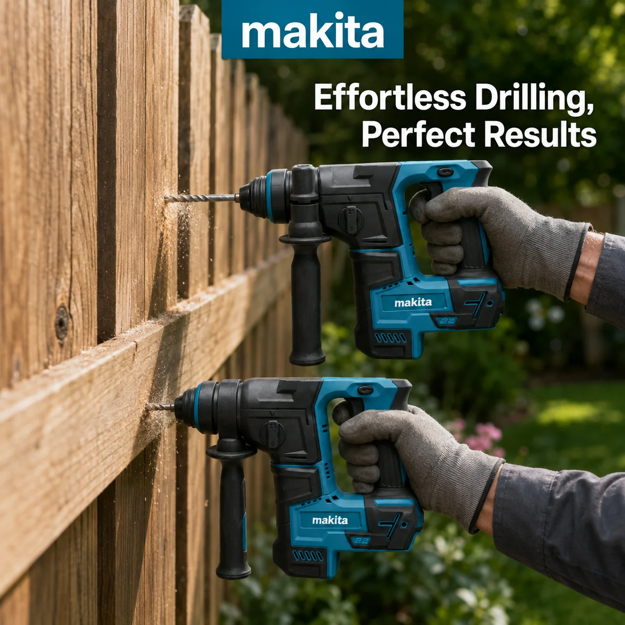 Makita HR140D Electric Hammer Brushless Cordless Hammer SDS-Plus Lightweight Wireless Drills Power For 18V Lithium Battery Tool