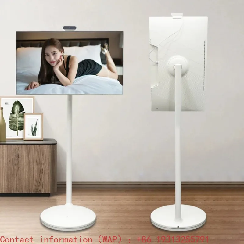

【Best-selling】27 Inch Battery-Power Portable Tv With Stand Touch Screen Gaming All-In-One Smart Tv Electronics Tablet On Wheels
