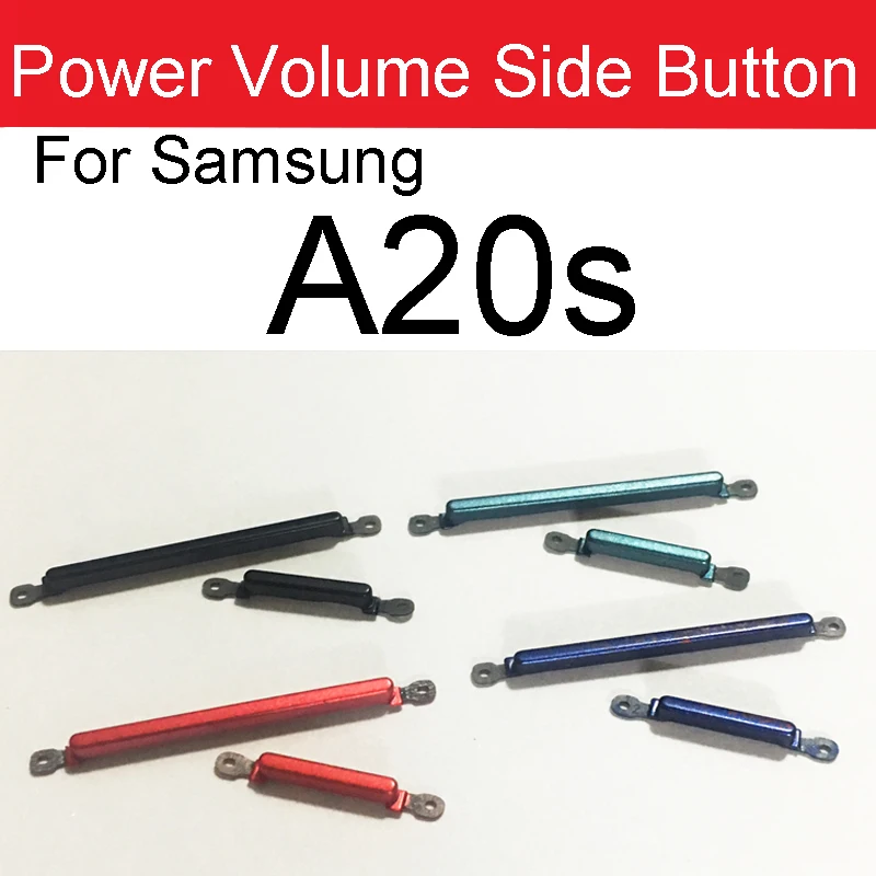 Pulsanti laterali del Volume di alimentazione per Samsung A10S A107F A20S A207F A30S A307F A50S A507F On Off Power Up Down Volume tastiere laterali parti