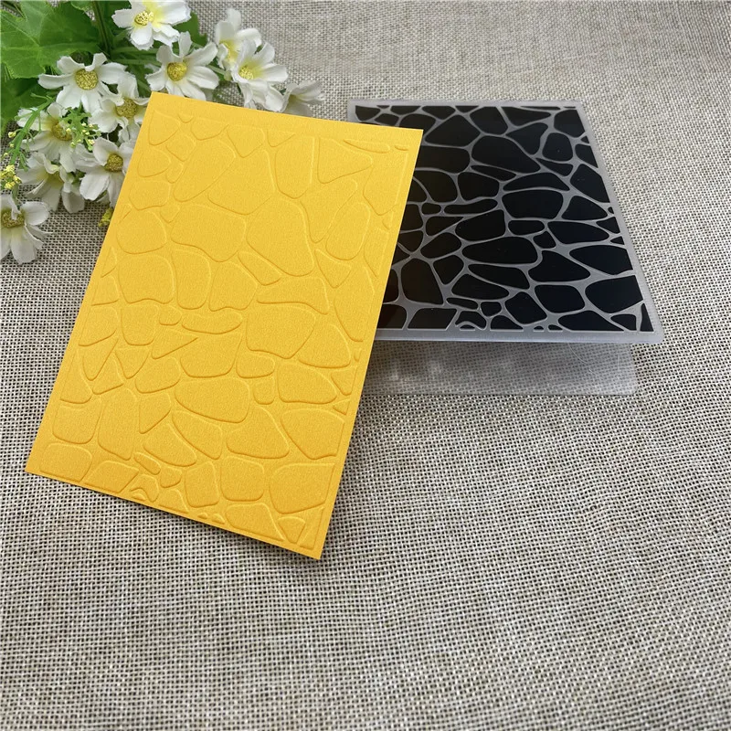 Stone DIY Plastic Embossing Folders for DIY Scrapbooking Paper Craft/Card Making Decoration Supplies