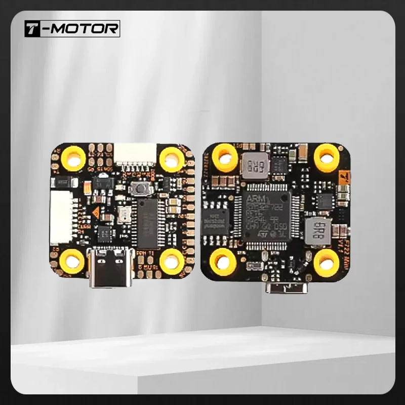 

T-MOTOR MINI F7 BMI270 Flight Controller STM32F722 3~6S Lipo Support OSD 20*20mm Matching with F45A MINI 4IN1 ESC for FPV Drone