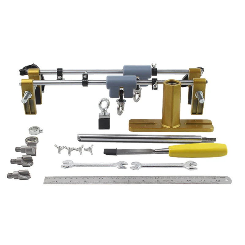 Machine à mortaise pour serrures de porte en bois, avec 3 forets pour installer/changer la serrure de porte, outil de travail du bois