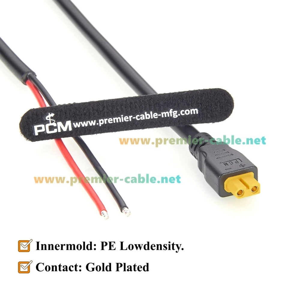 XT30 Stromkabel XT30 Buchse auf offenes Ende Pigtail-Kabel 16AWG Hochstrom für FPV-Drohne, LiPo-Akku, RC-Flugzeug, Solargenerator – Detail 4