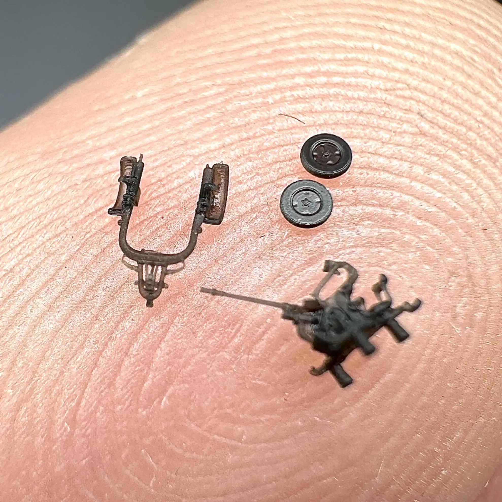 MUYI MODELLO STUDIO 1/700 G700012 KRIEGSMARINE 20MM C/30 GUNS TRAILER Kit stampa 3D