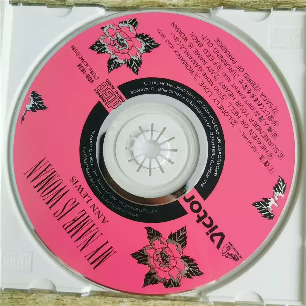 CD Ann Lewis mi nombre es mujer Fecha de lanzamiento: 1988 (fecha final de ventas notaada al 30 de enero 1988)