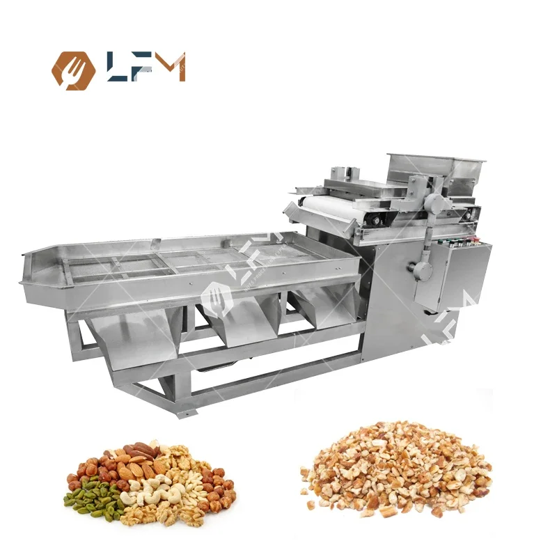 Automatic Peanut Cutting Chopped Crushing Almond Nut Chopping Machine Macadamia Nuts  