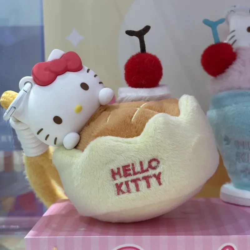 Miniso Hello Kitty Sweet Workshop Blind Box Plush Aromatherapy Hanging Ornament Doll Toy Female Gift Decoration