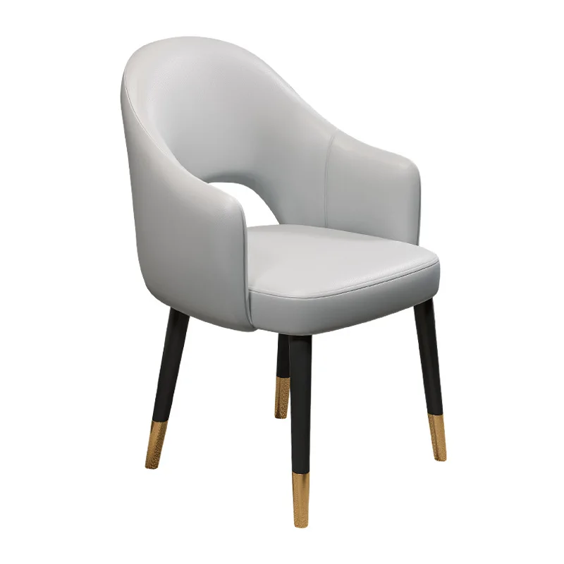 

Dining chair household modern simple living room dining table light luxury high end hotel casual restaurant stool backrest