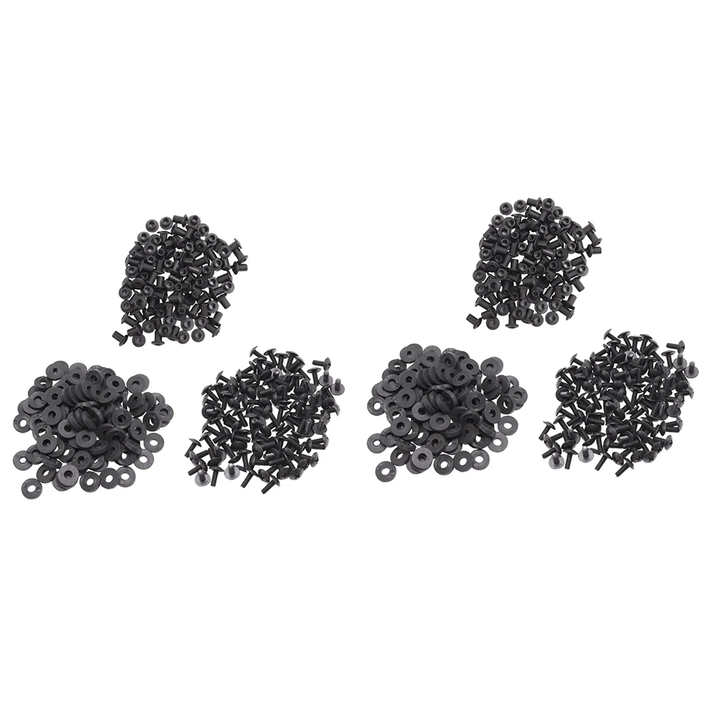 THIVN-200Pcs Tek Lok Screw Set Chicago Screw Comes With Washer For DIY Kydex Sheath Hand Tool Parts