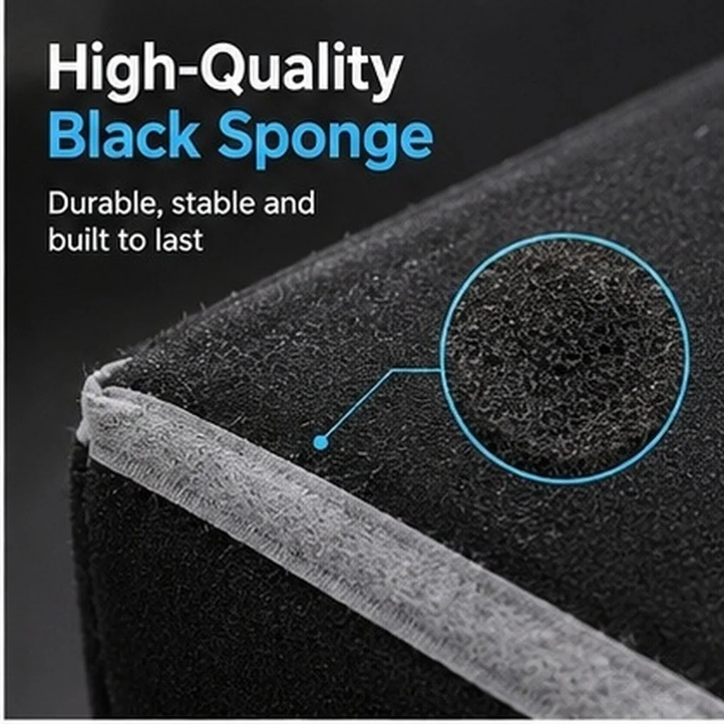 Black Sponge Thick Deadening Box Sound Proof Enclosure Booster Water Pumps Noise Reduction Cover Generator Soundproof Barrier