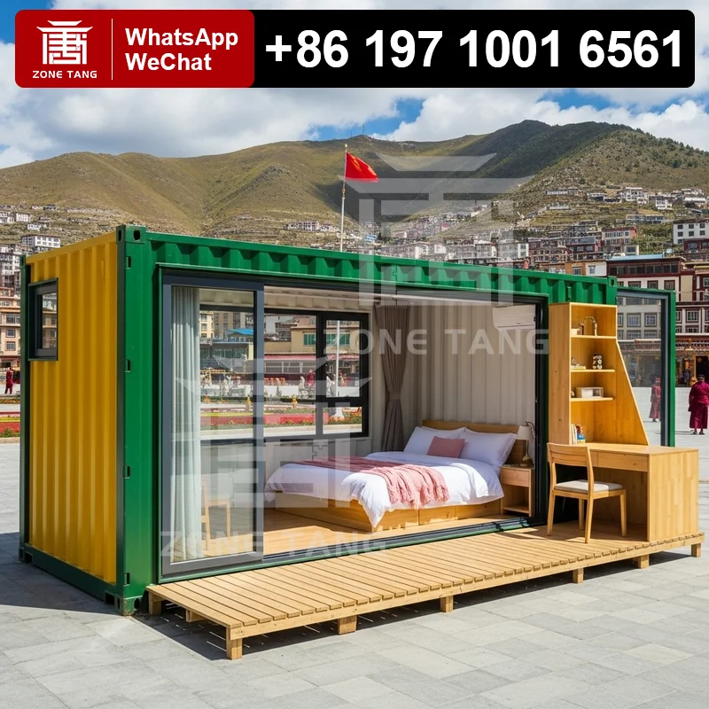 

2 Story Container House Prefab Tiny Homes Container Home Pre Fabricated Homes Prefab Cabins Flat Pack House Container Gues House