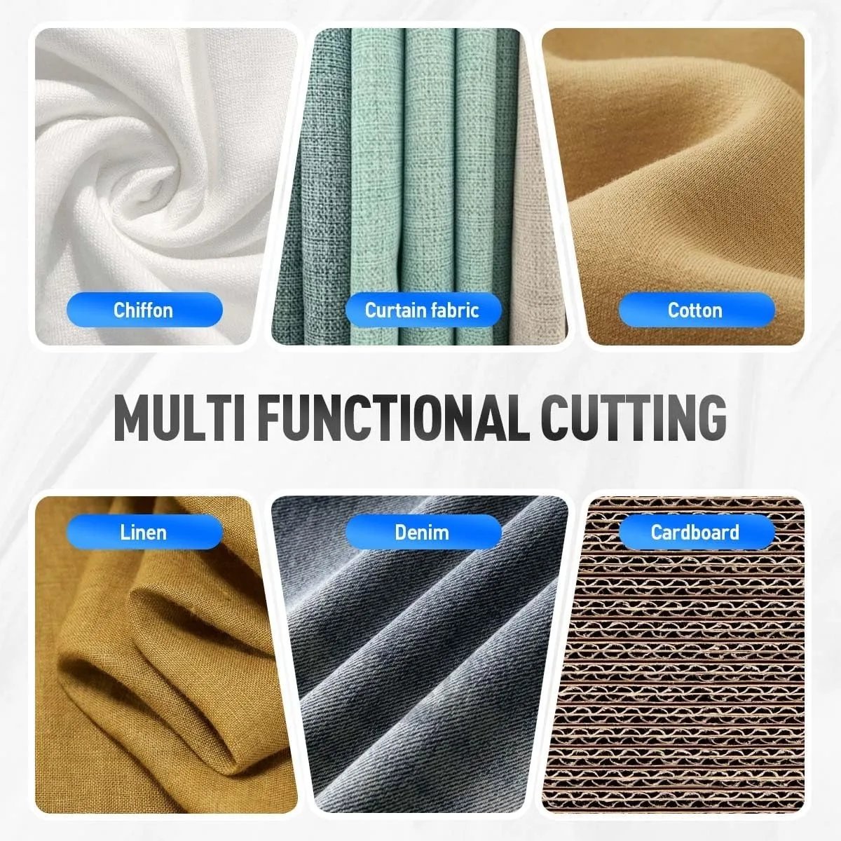 Electric Fabric Cutting Fabric Leather Tailoring Electric Cutting Tool USB Charging Portable Electric Tool