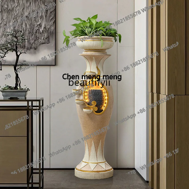 

Living room light luxury flowing water ornament circulating water indoor entrance water feature decoration floor H H