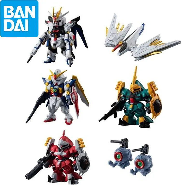 Bandai Genuine Gundam Shokugan Toys FW CONVERGE 25 Anime Figure Strike Freedom Wing Gundam Model Decoration Kids Gifts