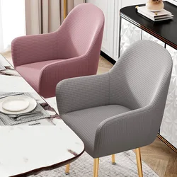 High Elastic Velvet Table Chair Covers Stretch Dining Chair Cloth Armchair Anti-Slip Seat Covers For Hotel Home Party