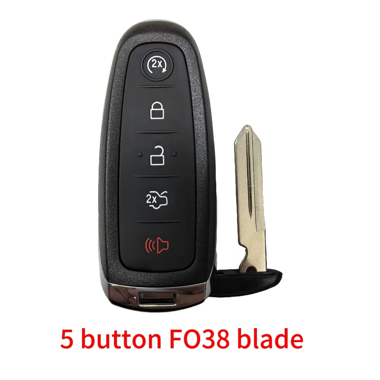 Jingxin Car Remote Key Shell Fit For Ford Explorer Edge Flex C-max Taurus Smart Auto keyless Case Replacement HU101 FO38 Blank